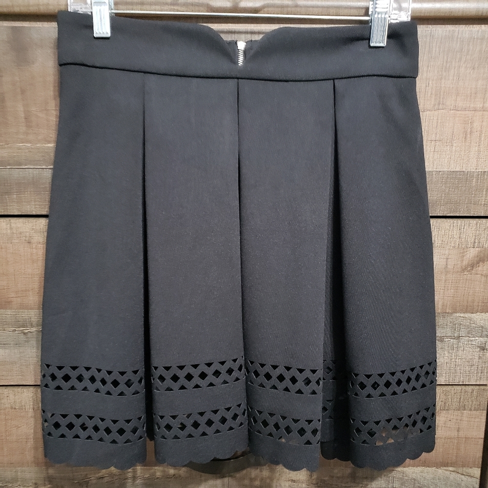 Pleated Skater Skirt